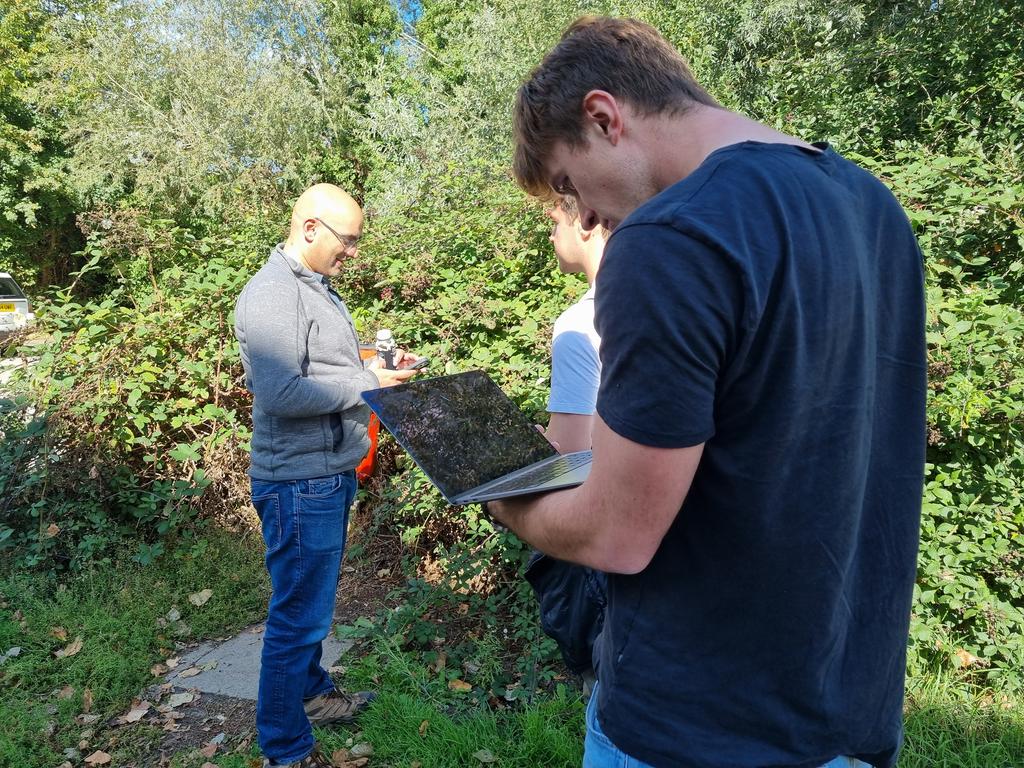 Stopping to check the model