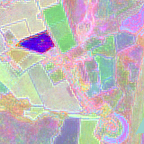 Tile with solar farm highlighted