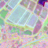 Tile with solar farm highlighted
