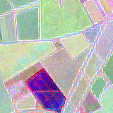 Tile with solar farm highlighted