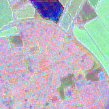 Tile with solar farm highlighted